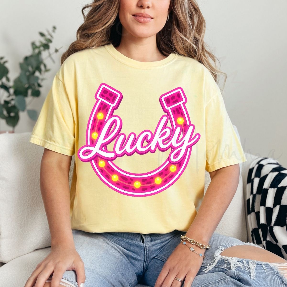 LUCKY - DTF TRANSFER - Hectic Momma Printing