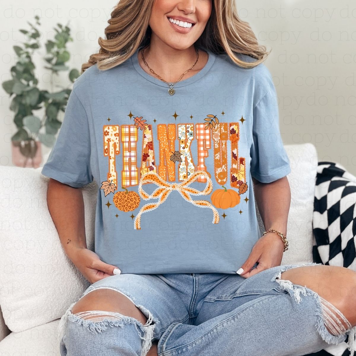 COQUETTE THANKFUL - DTF TRANSFER