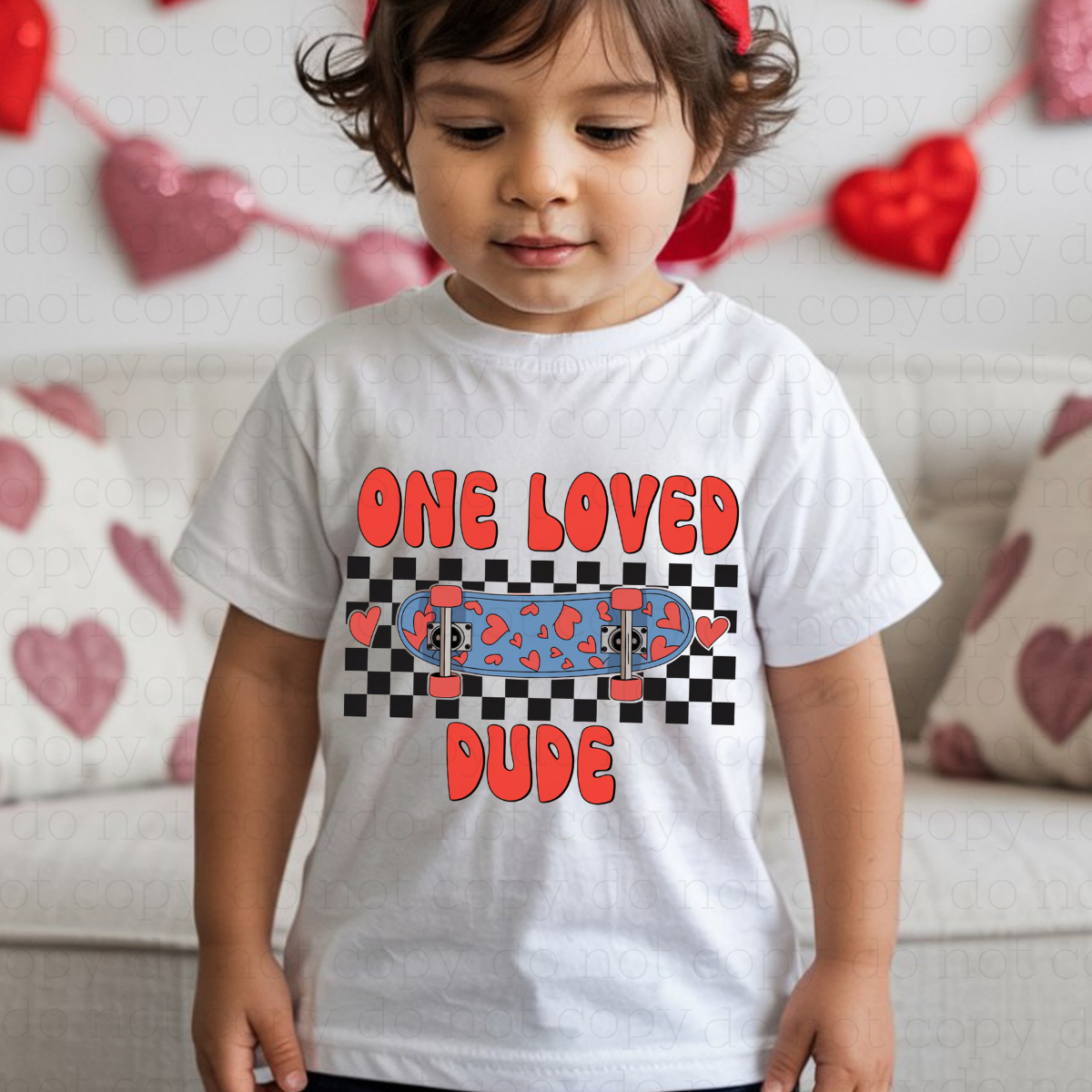 ONE LOVED DUDE - DTF TRANSFER