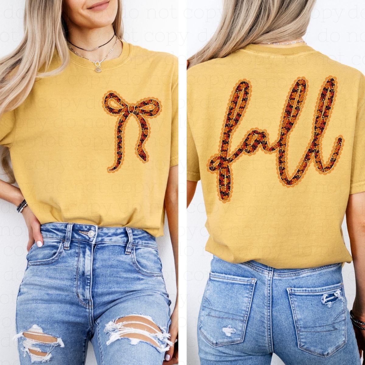 COQUETTE FALL *FRONT+SLEEVE* - DTF TRANSFER