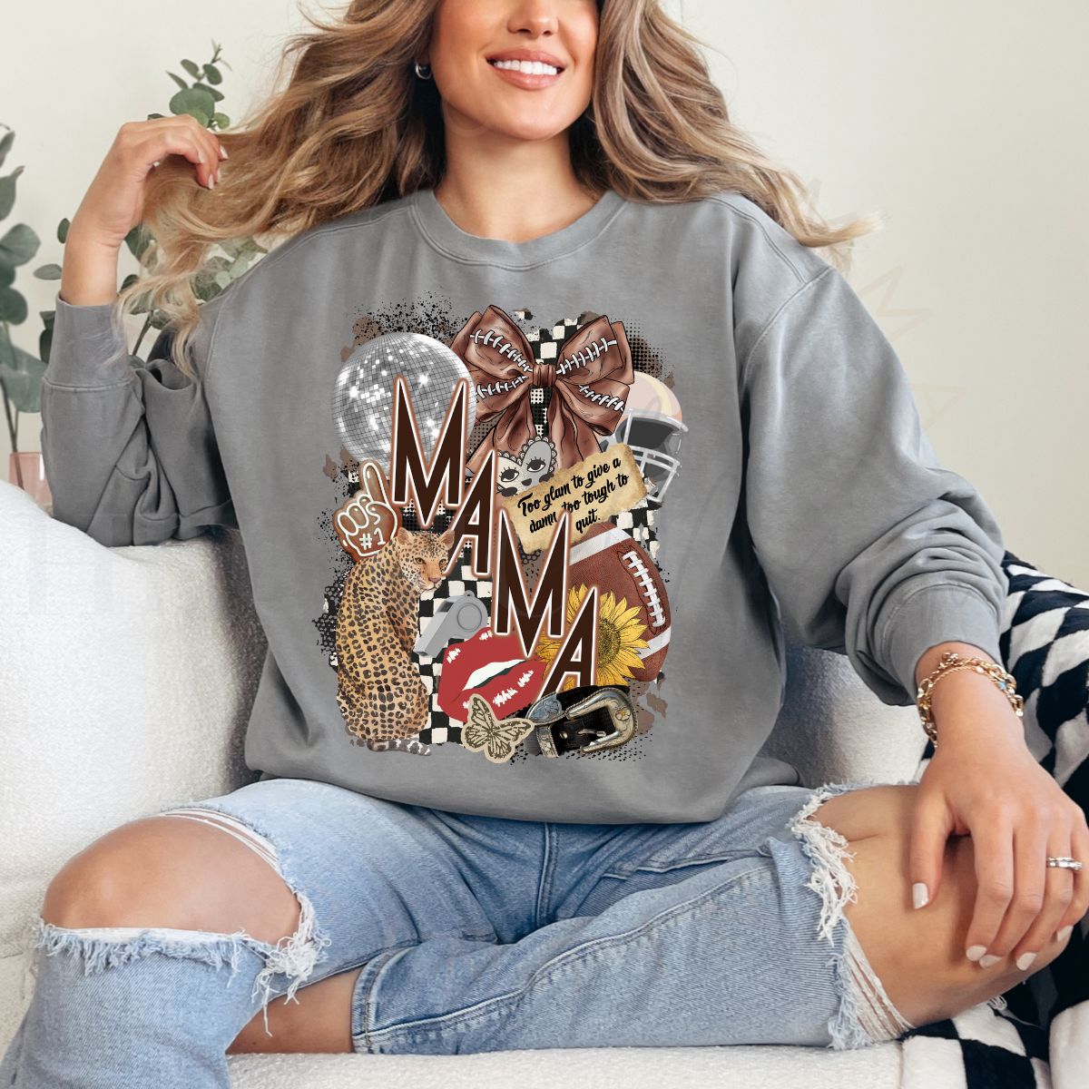 COQUETTE FOOTBALL MAMA - DTF TRANSFER