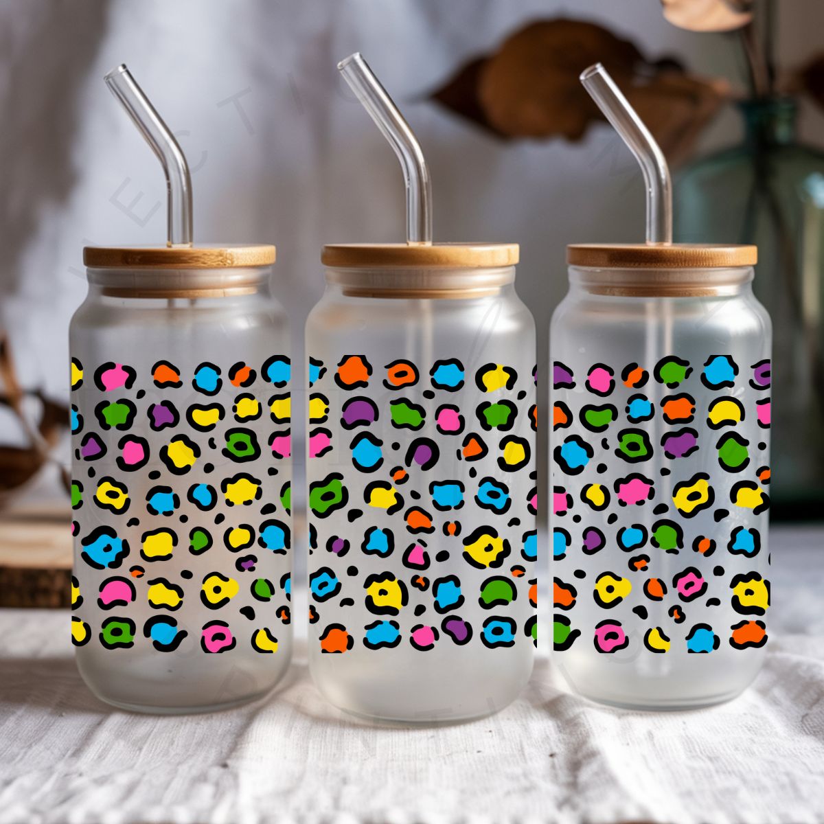 RAINBOW ANIMAL PRINT - UV DTF