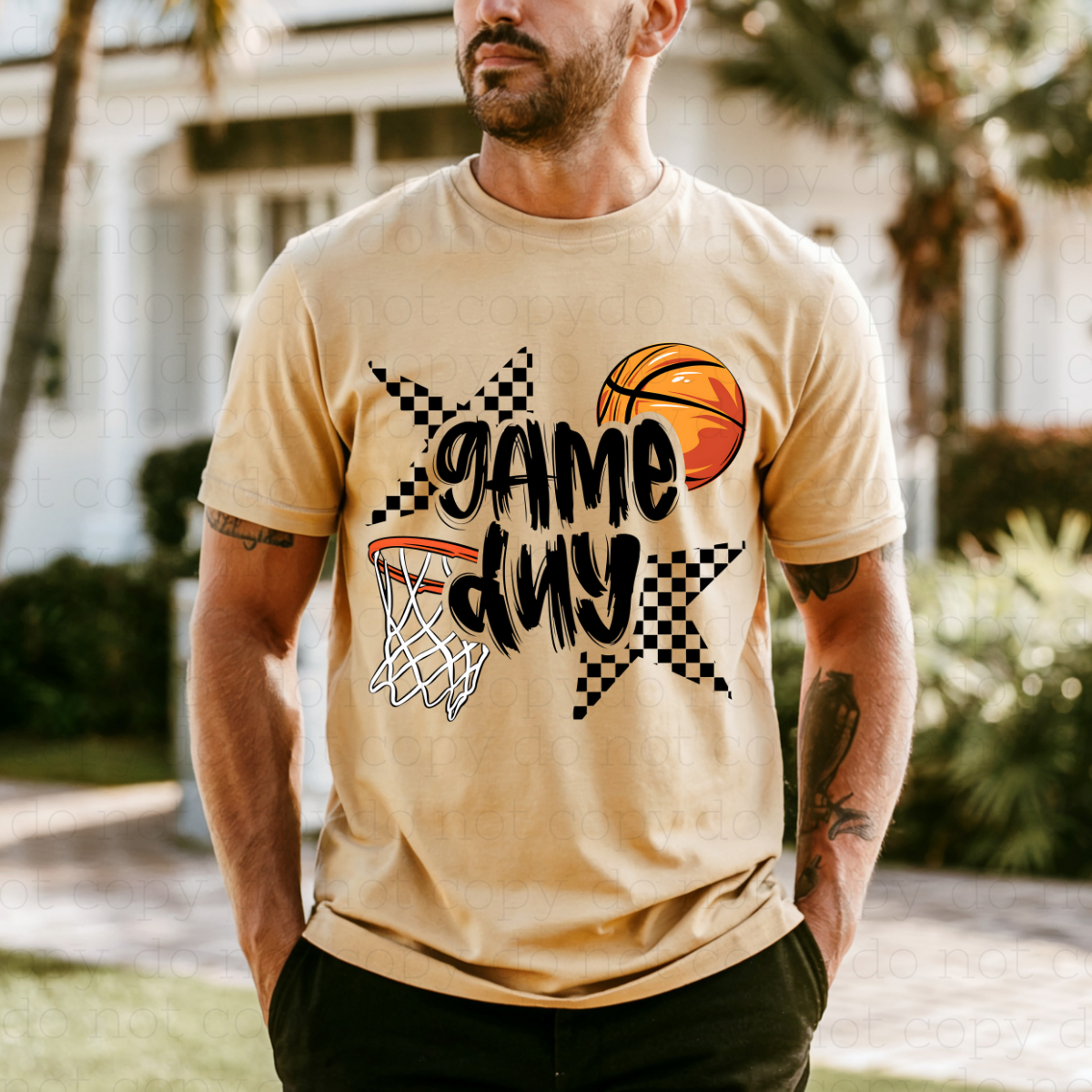 BASKETBALL GAME DAY - DTF TRANSFER - Hectic Momma Printing