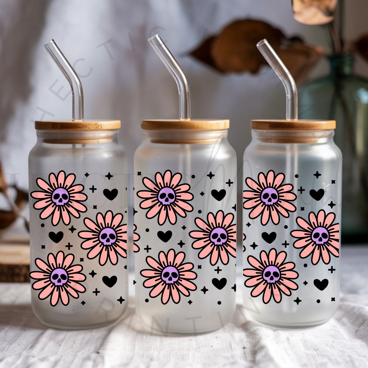 SKELLIE FLOWER - UV DTF