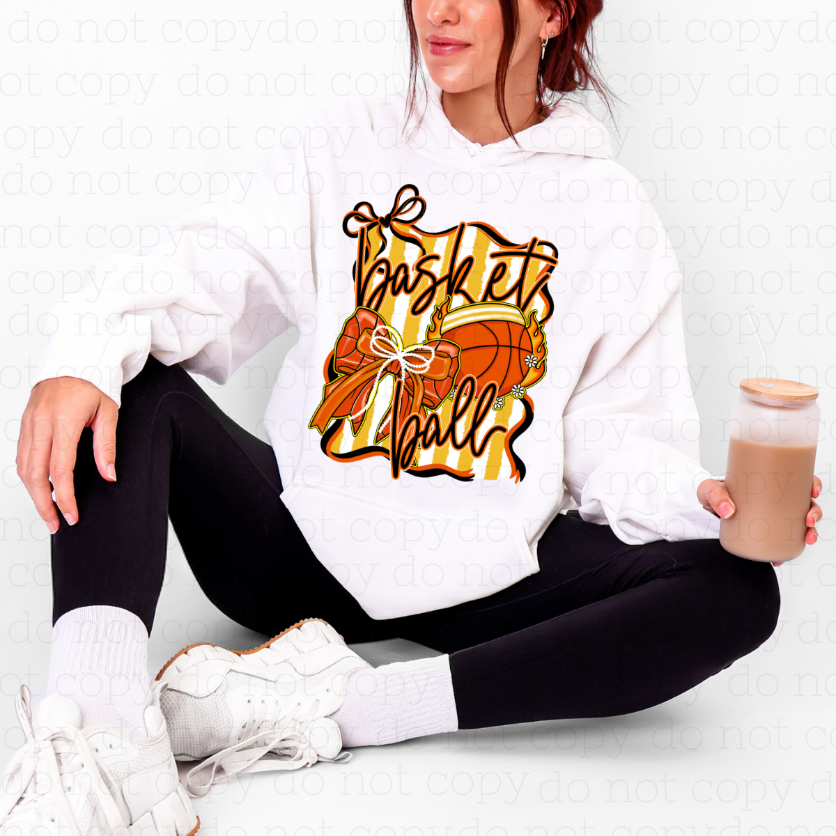 COQUETTE BASKETBALL - DTF TRANSFER - Hectic Momma Printing