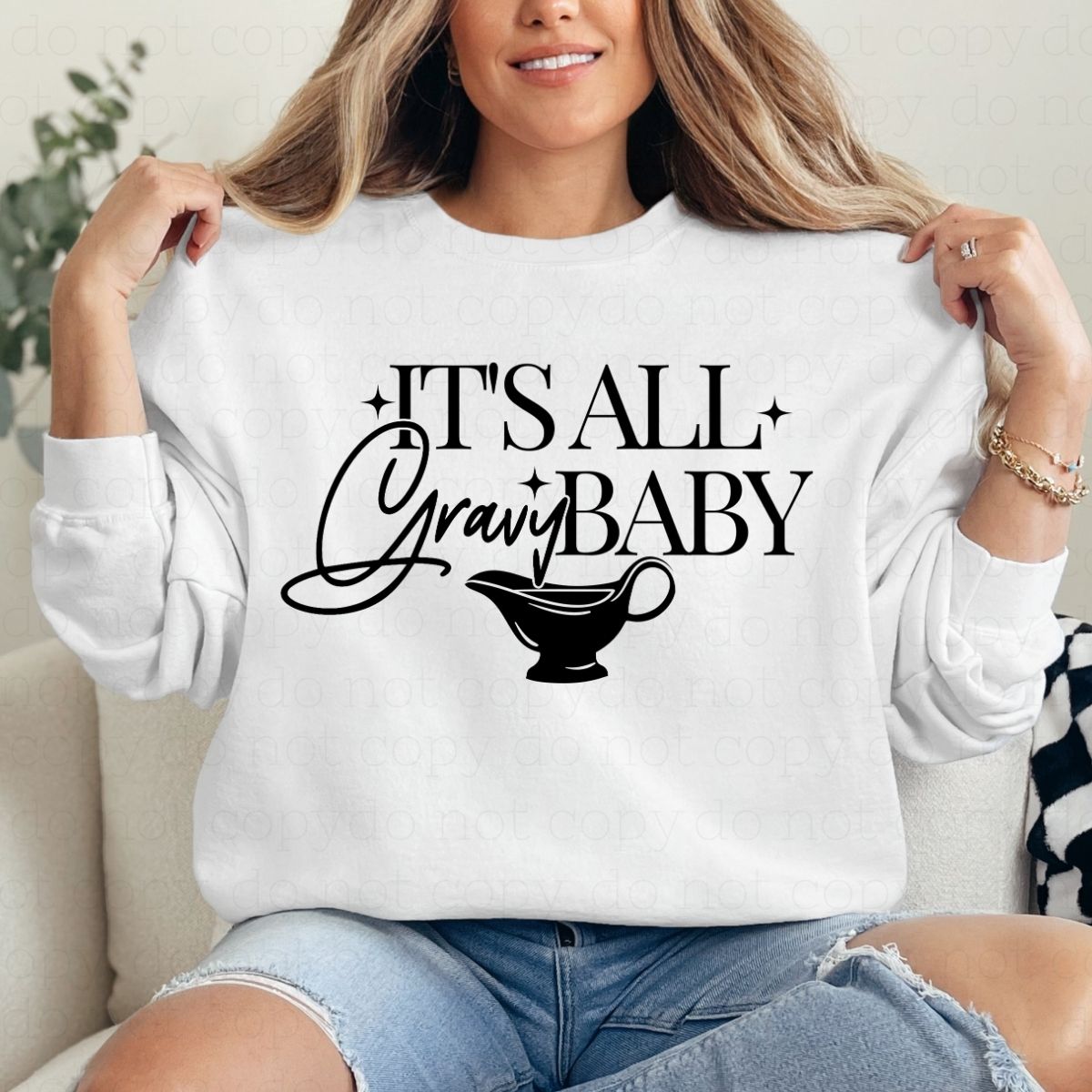 IT'S ALL GRAVY BABY - DTF TRANSFER