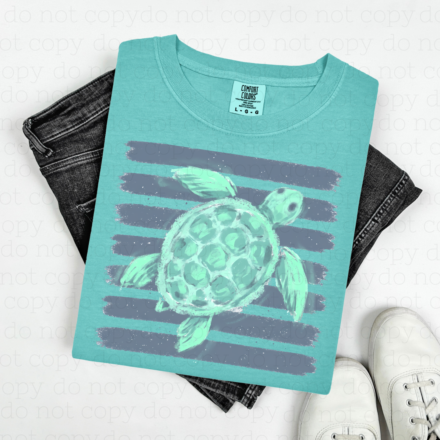 PAINTED TURTLE - DTF TRANSFER