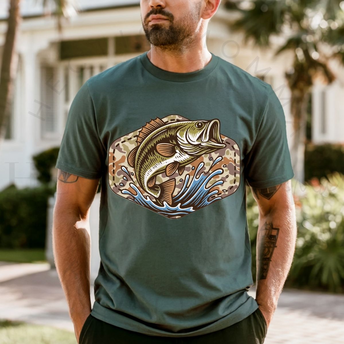 JUMPING BASS *W/GRUNGE* - DTF TRANSFER