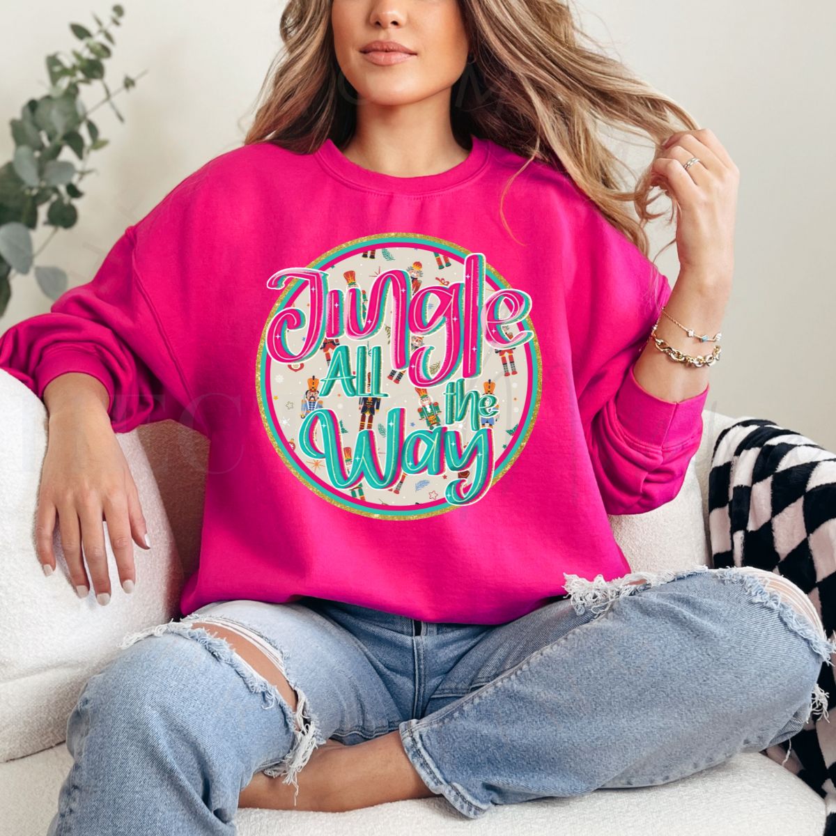 JINGLE ALL THE WAY - DTF TRANSFER