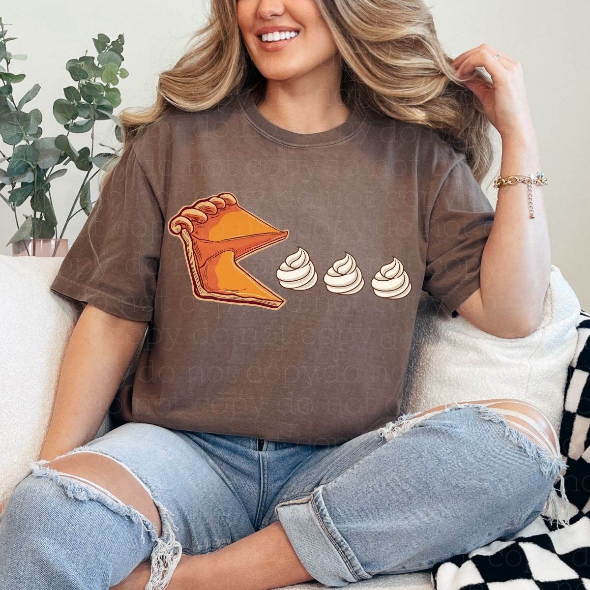 PUMPKIN PIE CHASING WHIPPED CREAM - DTF TRANSFER