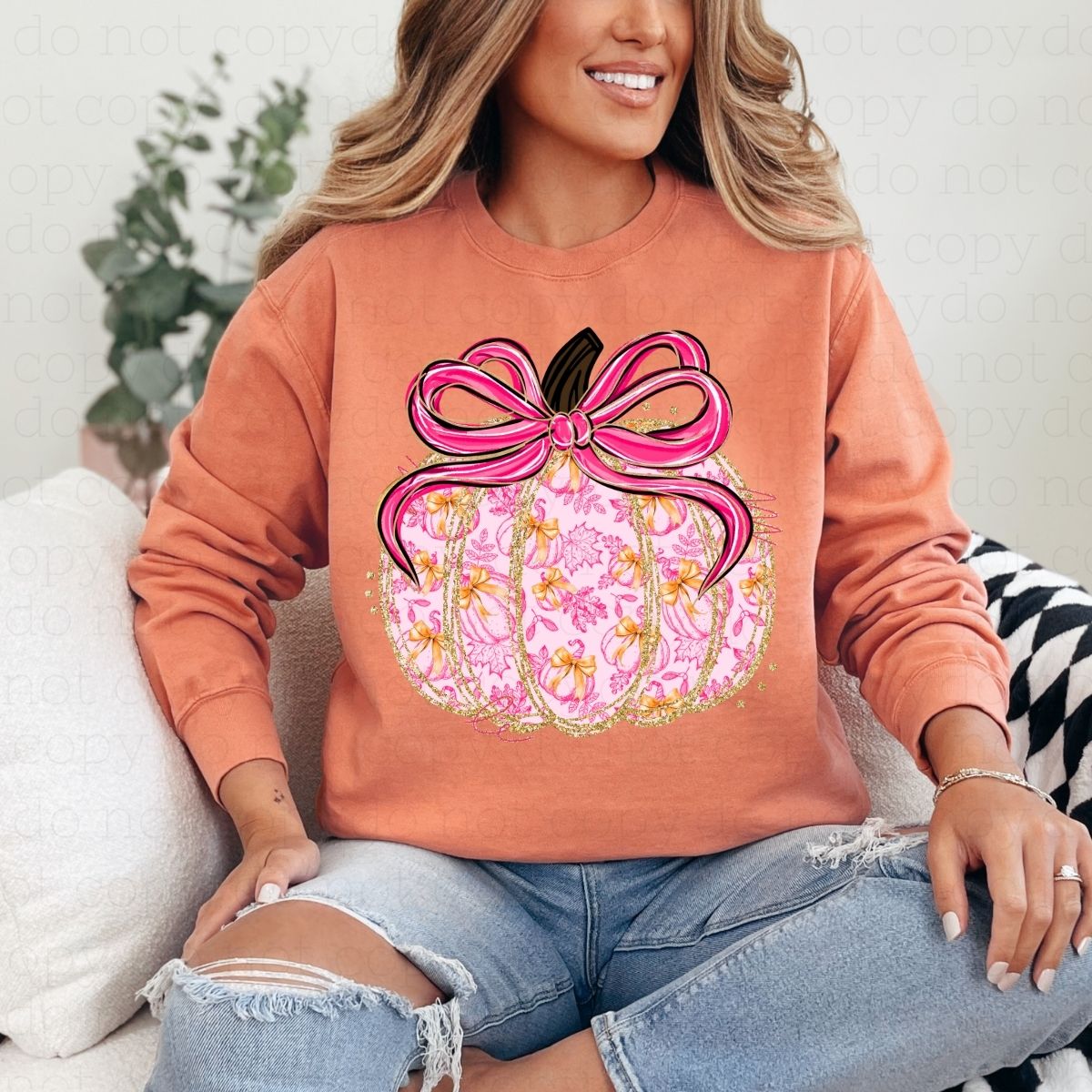 COQUETTE PINK PUMPKIN - DTF TRANSFER