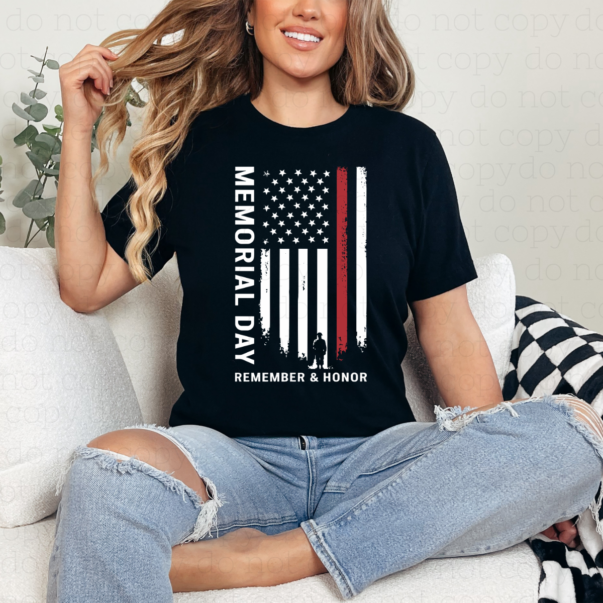 MEMORIAL DAY REMEMBER & HONOR - DTF TRANSFER - Hectic Momma Printing