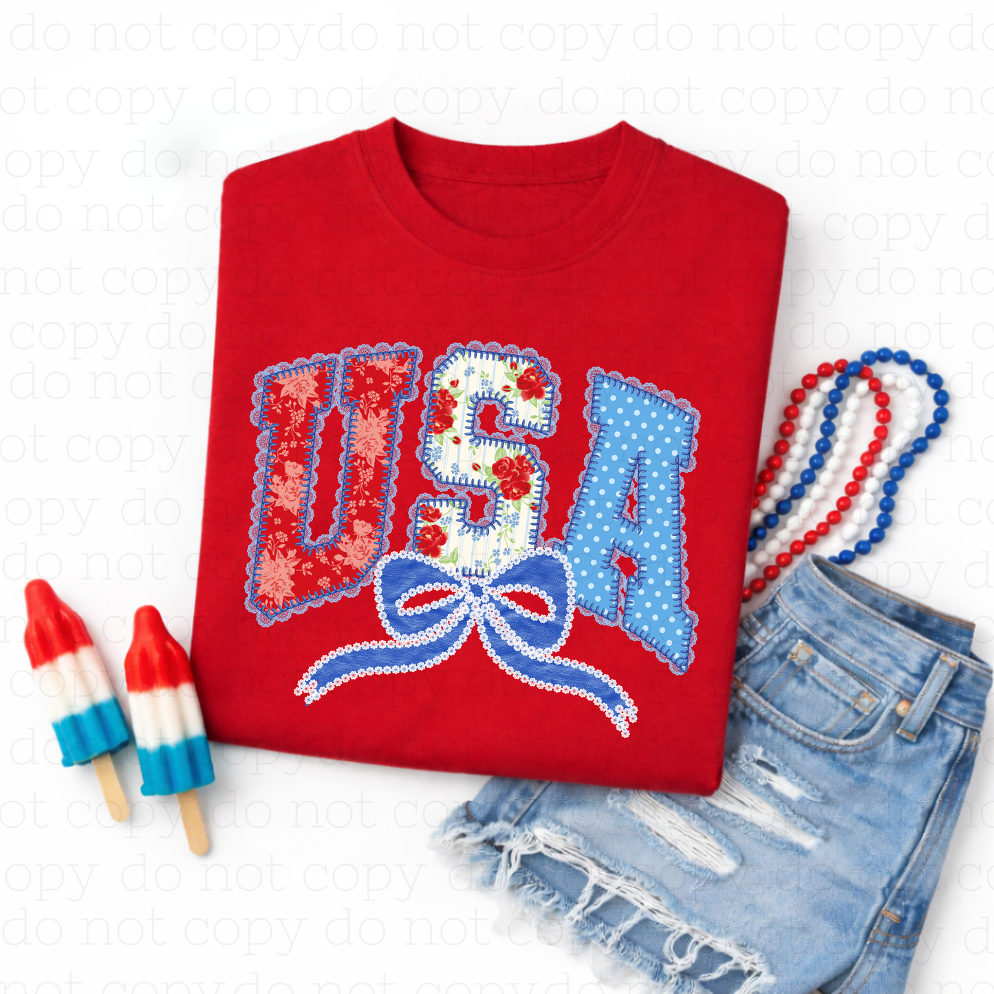 COQUETTE USA - DTF TRANSFER - Hectic Momma Printing