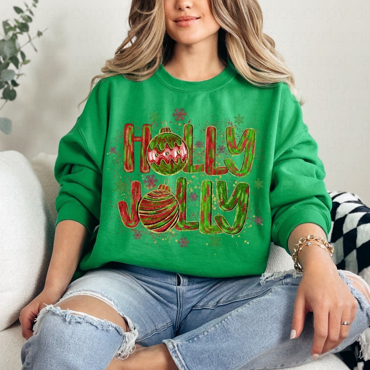 HOLLY JOLLY - DTF TRANSFER