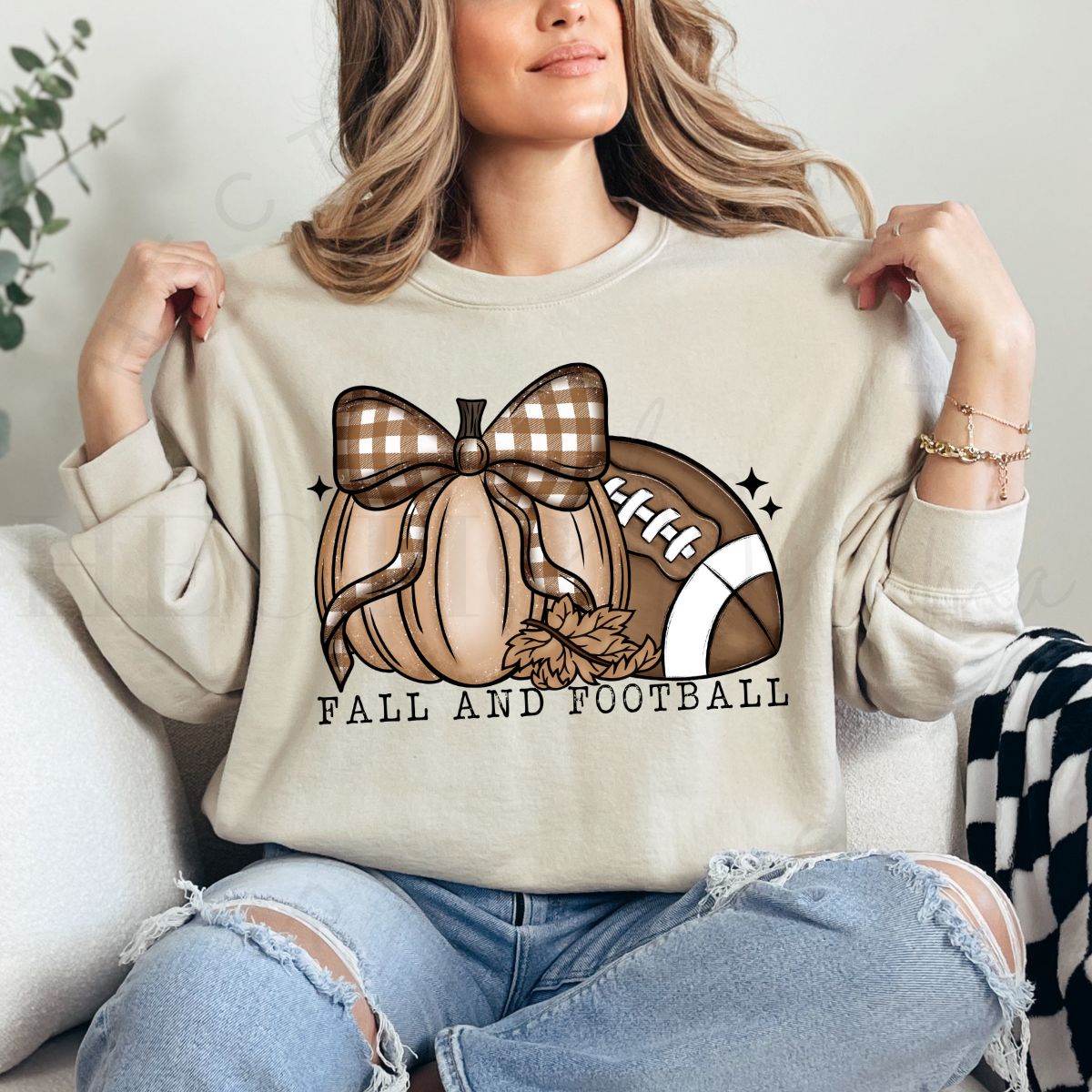 COQUETTE FALL AND FOOTBALL - DTF TRANSFER