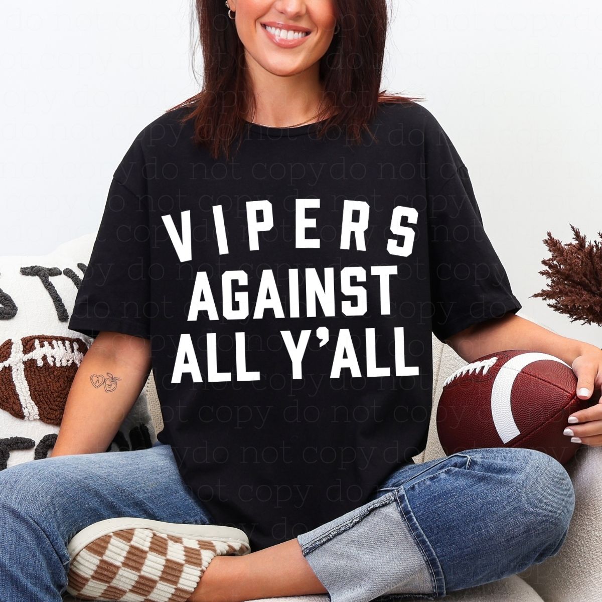 VIPERS AGAINST ALL Y'ALL - DTF TRANSFER