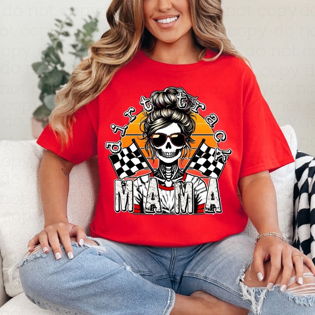DIRT TRACK MAMA - DTF TRANSFER