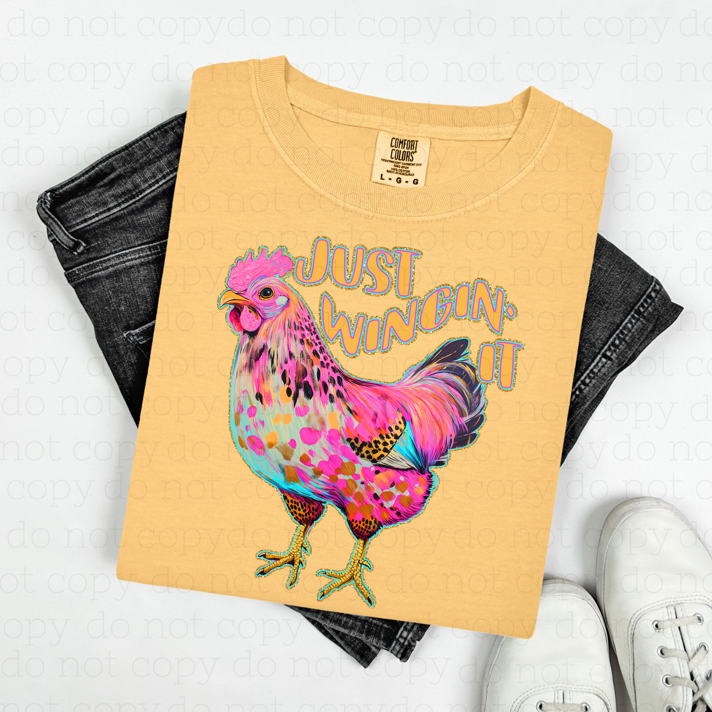 JUST WINGIN' IT - DTF TRANSFER