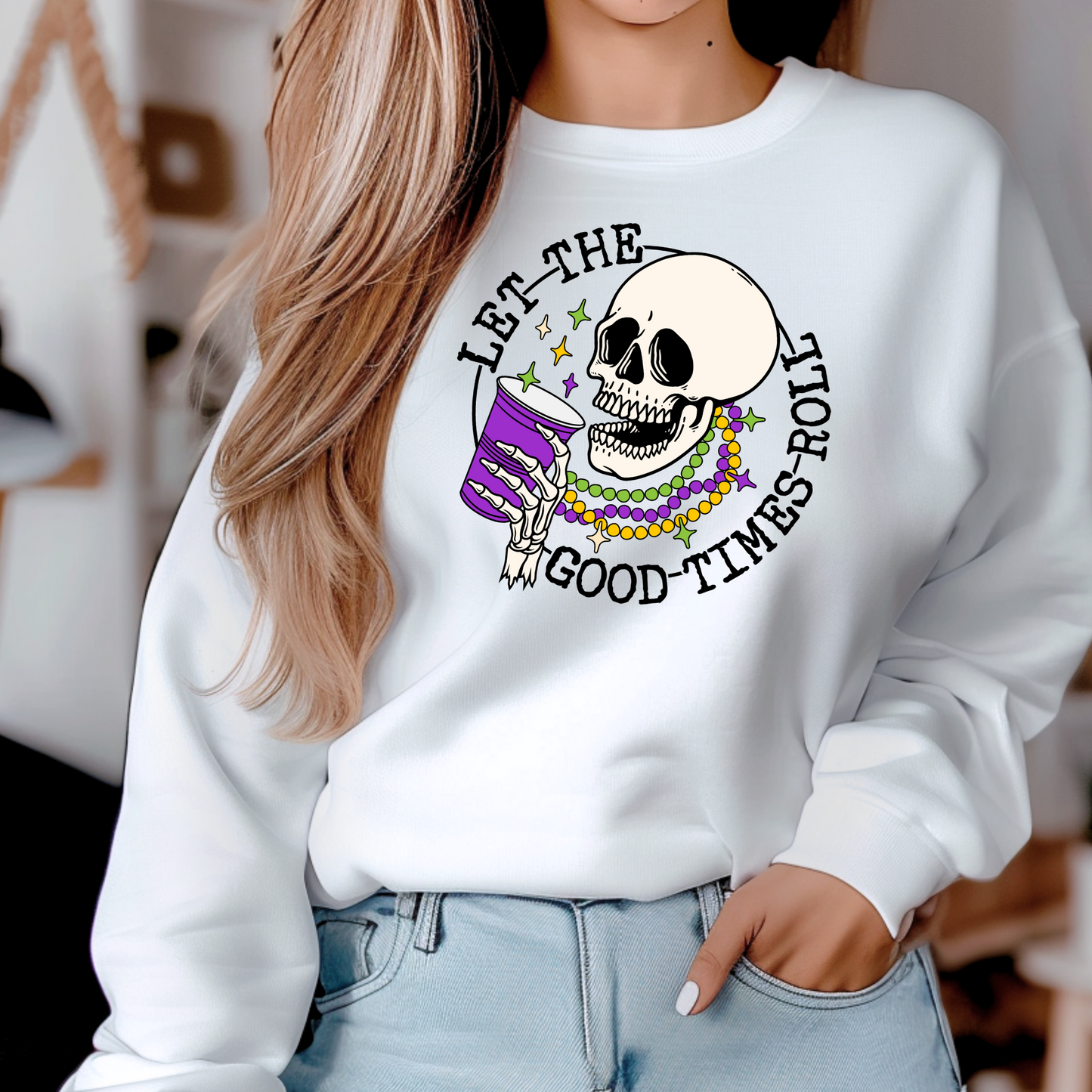 LET THE GOOD TIMES ROLL DTF TRANSFER - Hectic Momma Printing