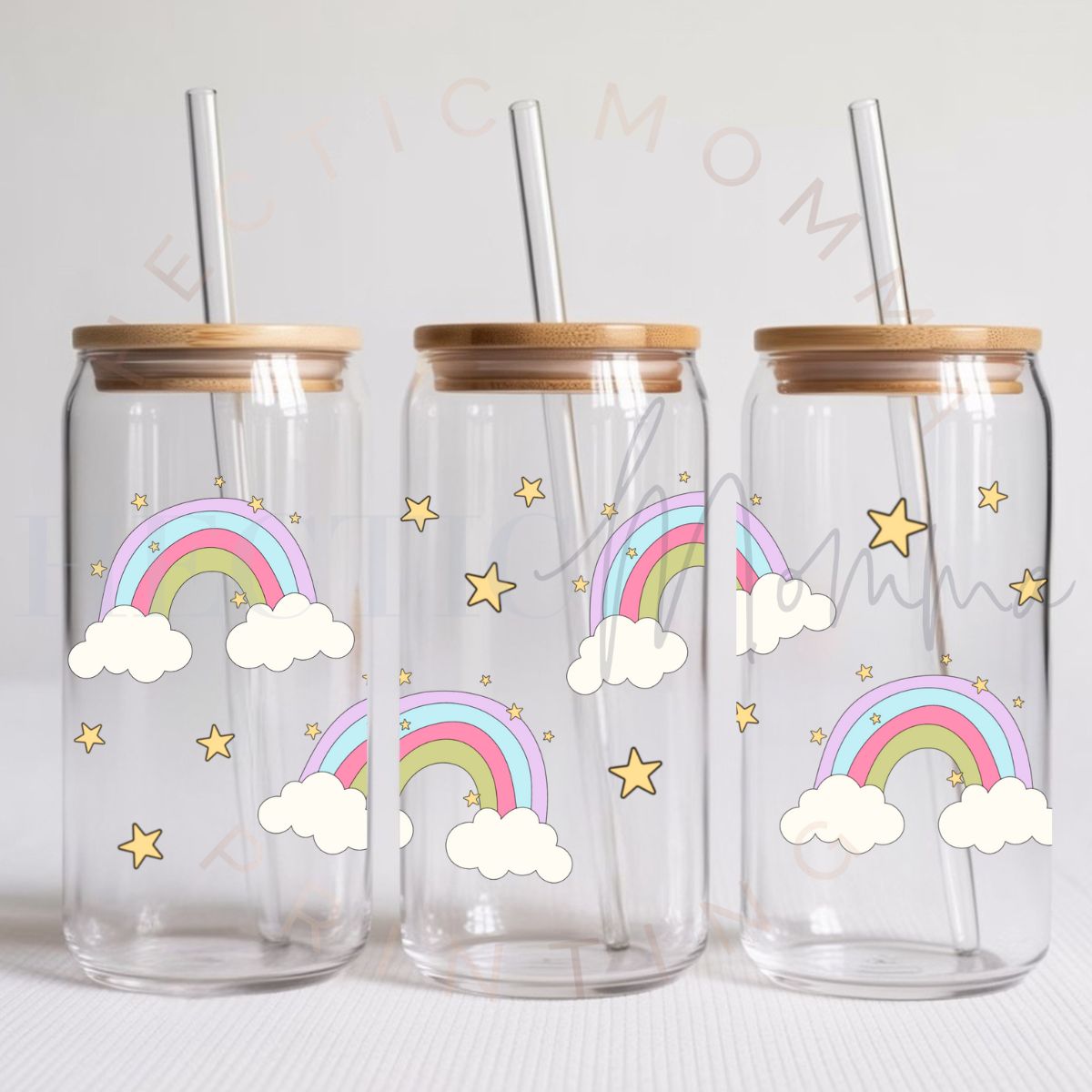 RAINBOW & STARS - UV DTF