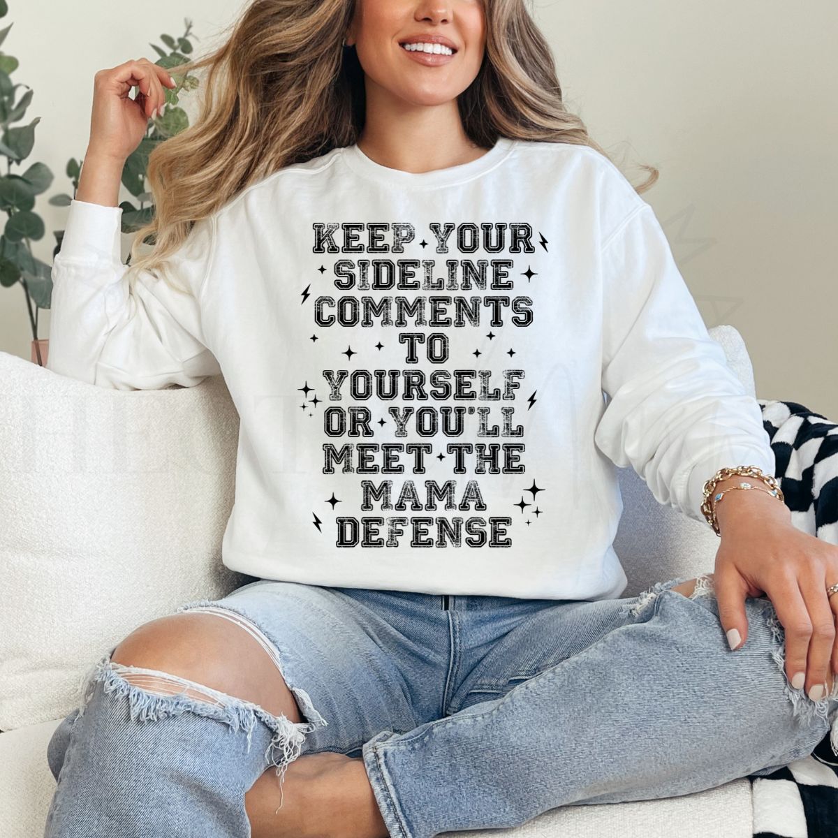 KEEP YOUR SIDELINE COMMENTS TO YOURSELF - DTF TRANSFER