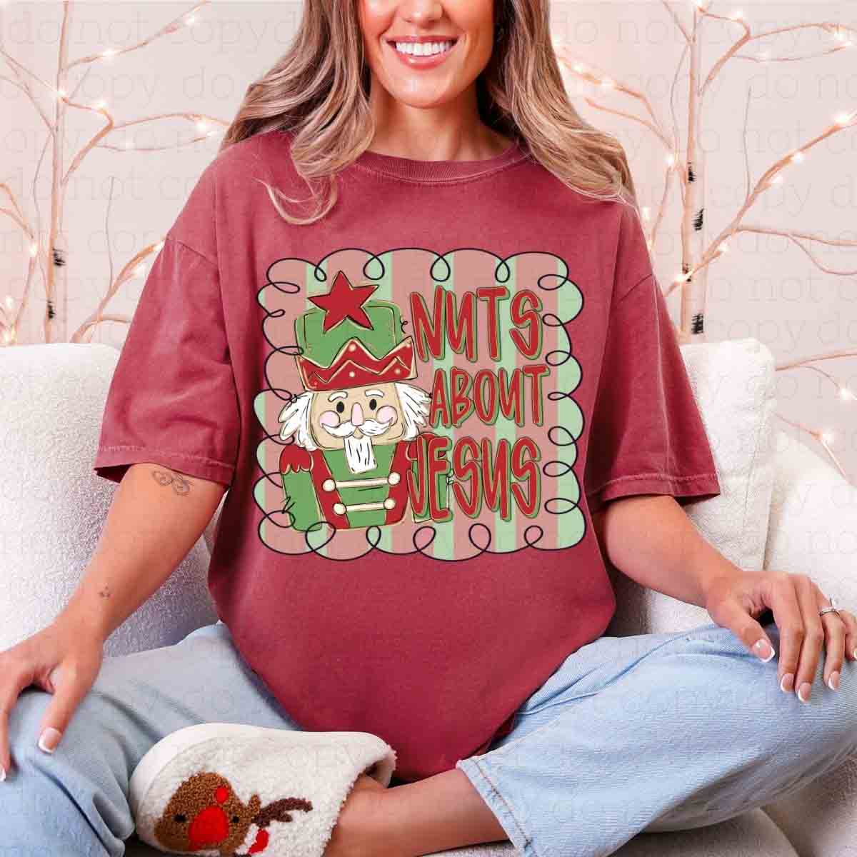 NUTS ABOUT JESUS - DTF TRANSFER