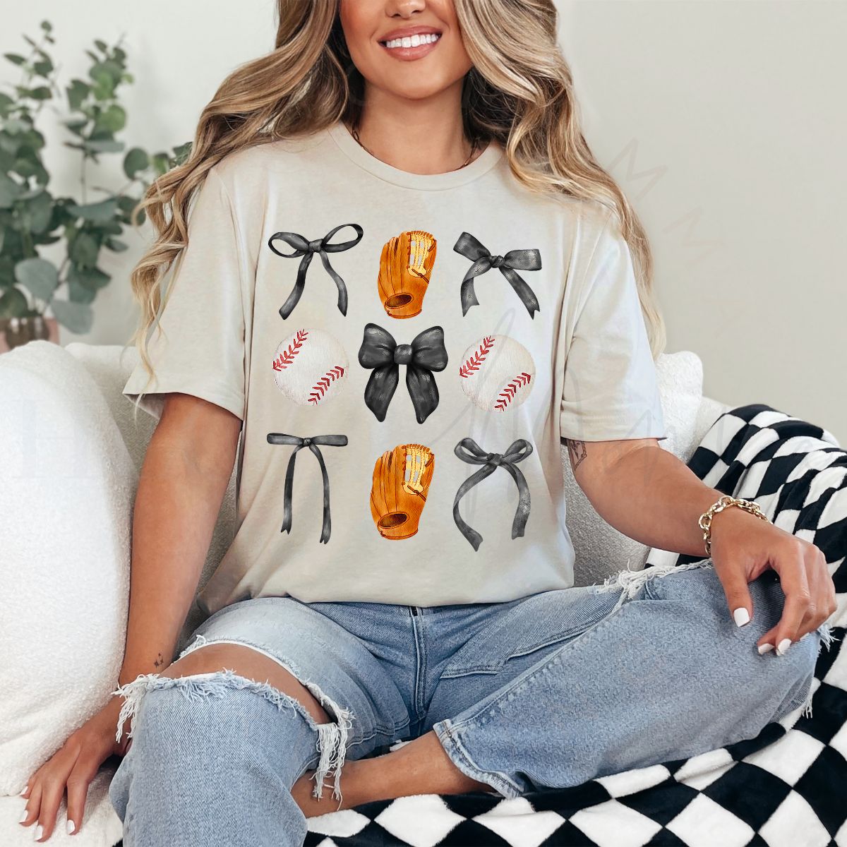 COQUETTE BASEBALL COLLAGE - DTF TRANSFER