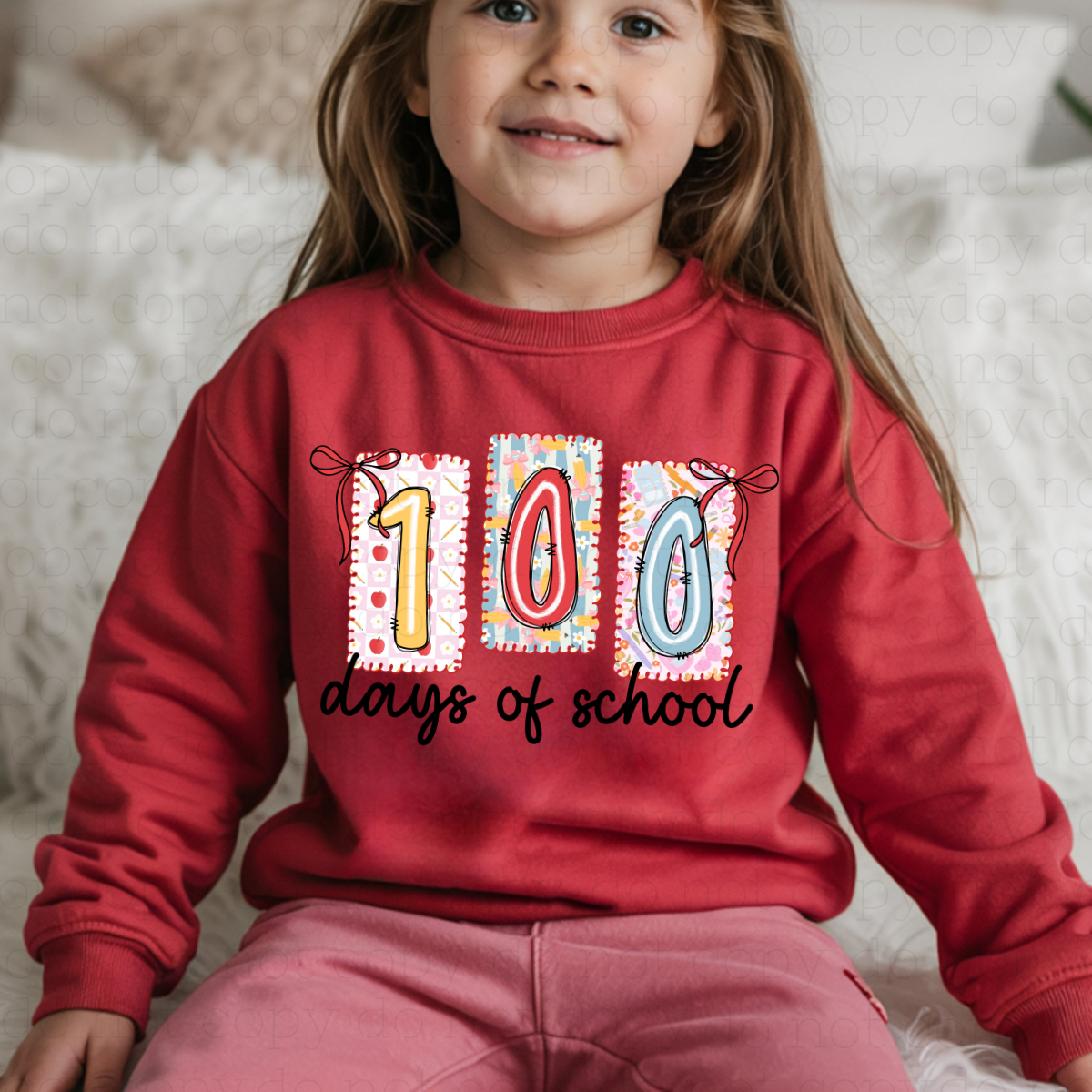 COQUETTE 100 DAYS OF SCHOOL - DTF TRANSFER