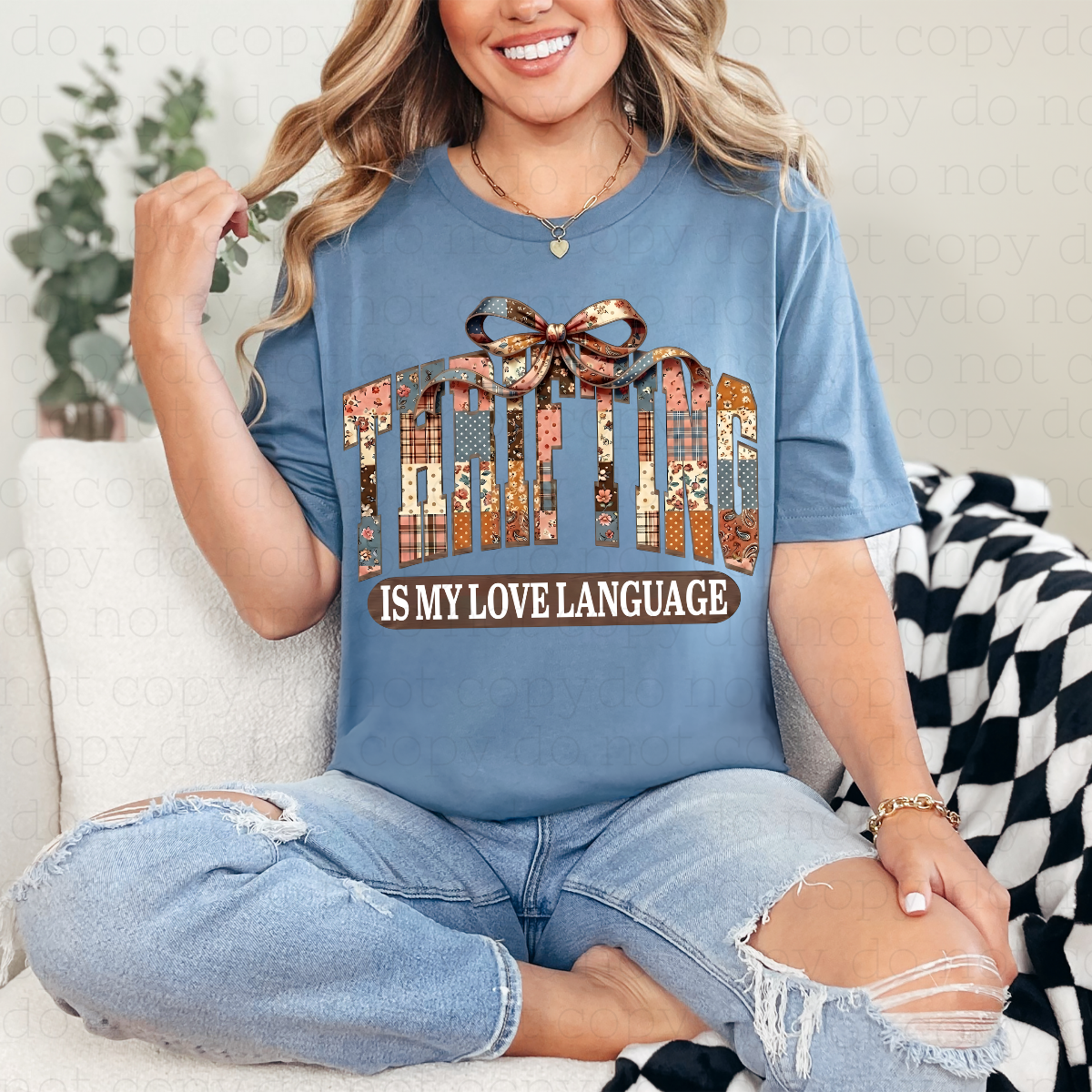 COQUETTE THRIFTING IS MY LOVE LANGUAGE - DTF TRANSFER