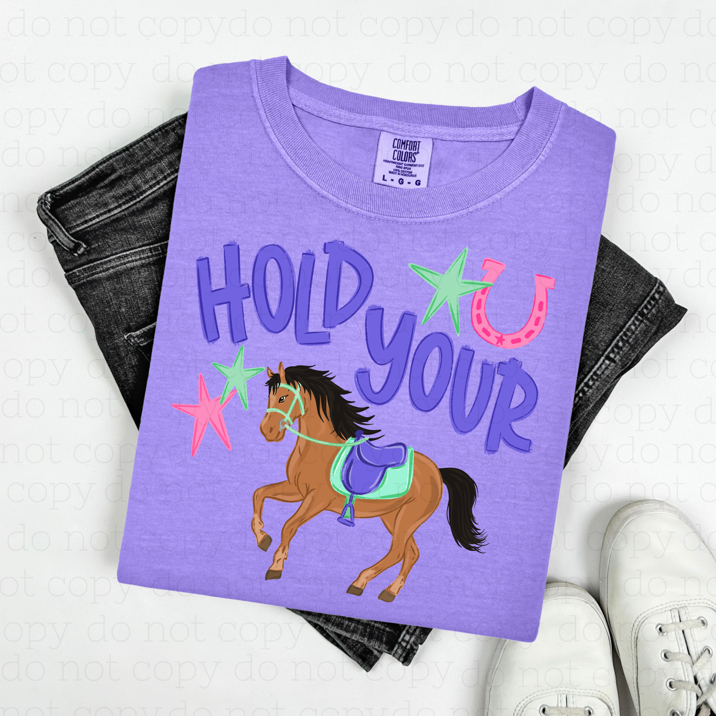 HOLD YOUR - GIRL - DTF TRANSFER - Hectic Momma Printing