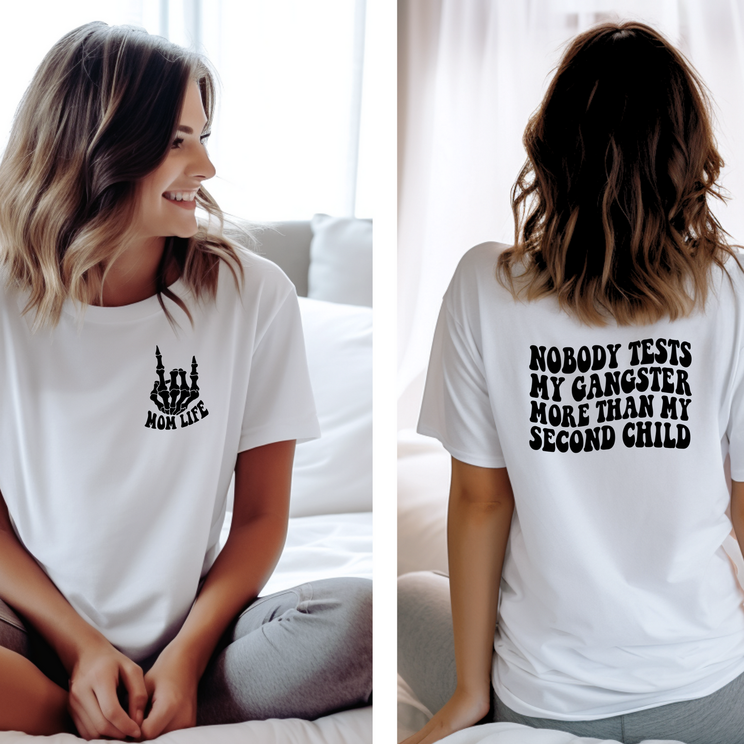 Nobody Tests My Inner Gangster With Pocket - DTF Transfer