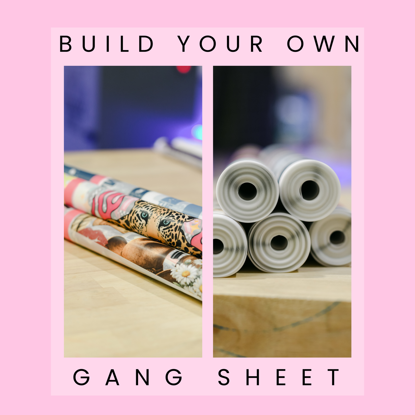 BUILD YOUR OWN GANG SHEET *SAME DAY TAT* - Hectic Momma Printing