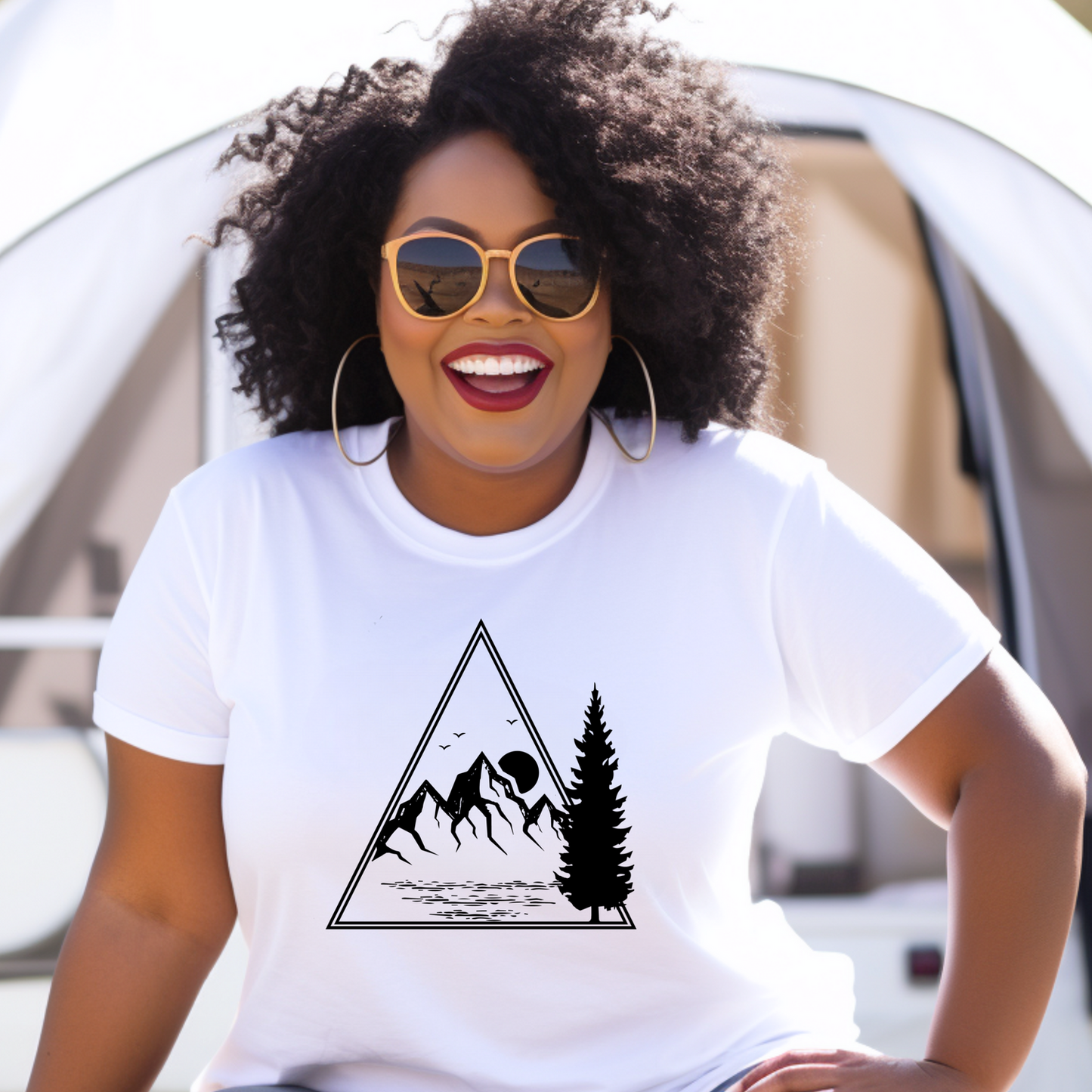 Mountain Tree - DTF Transfer