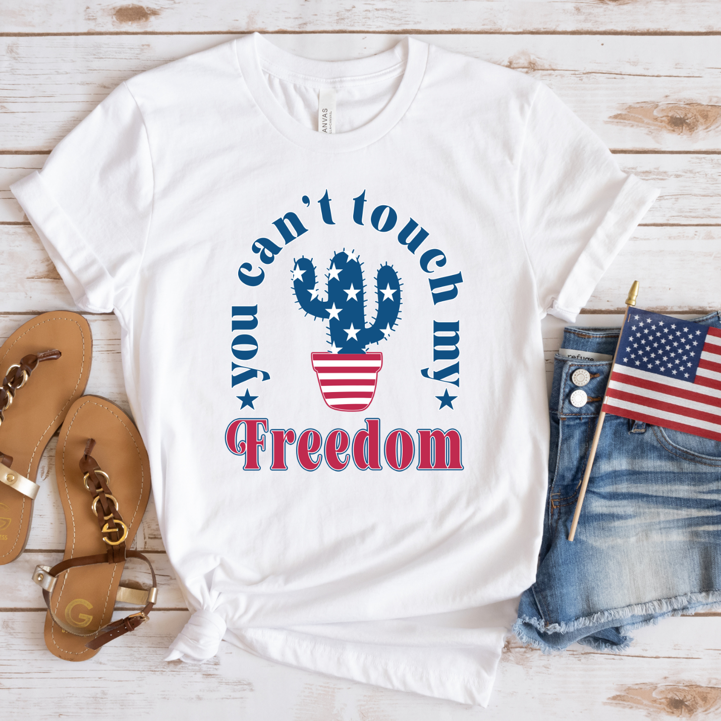 YOU CAN'T TOUCH MY FREEDOM TRANSFER - DTF TRANSFER - Hectic Momma Printing
