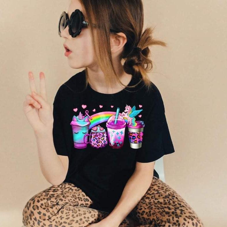 UNICORN COFFEE TRANSFER - Hectic Momma Printing