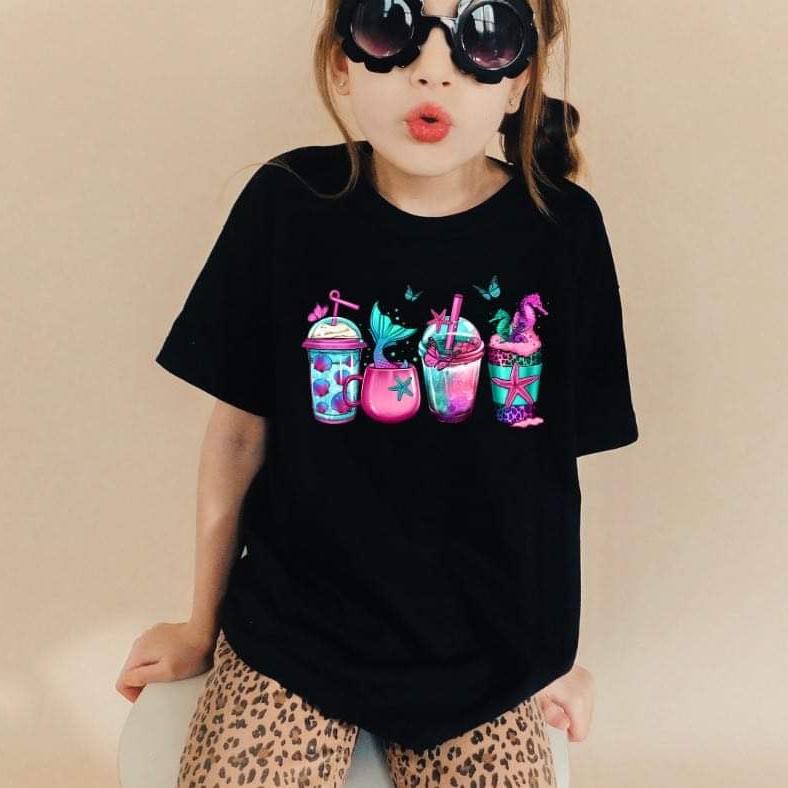 MERMAID COFFEE TRANSFER - Hectic Momma Printing