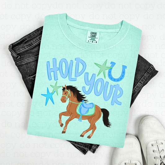 HOLD YOUR - BOY - DTF TRANSFER - Hectic Momma Printing