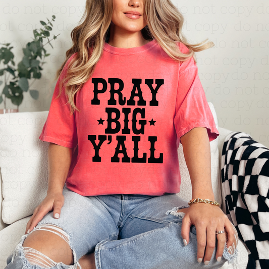 PRAY BIG Y'ALL - DTF TRANSFER