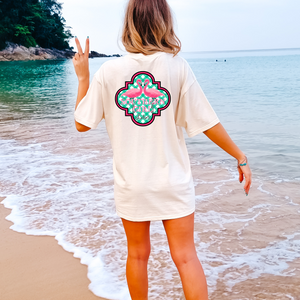 Southern Girl Flamingos DTF Transfer