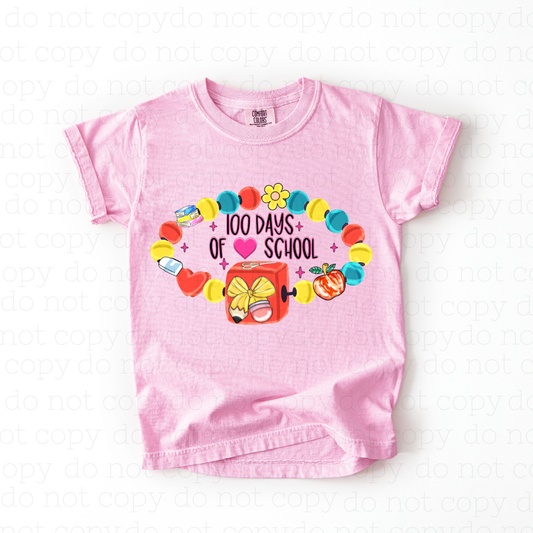 COQUETTE 100 DAYS OF SCHOOL - BRACELET - DTF TRANSFER