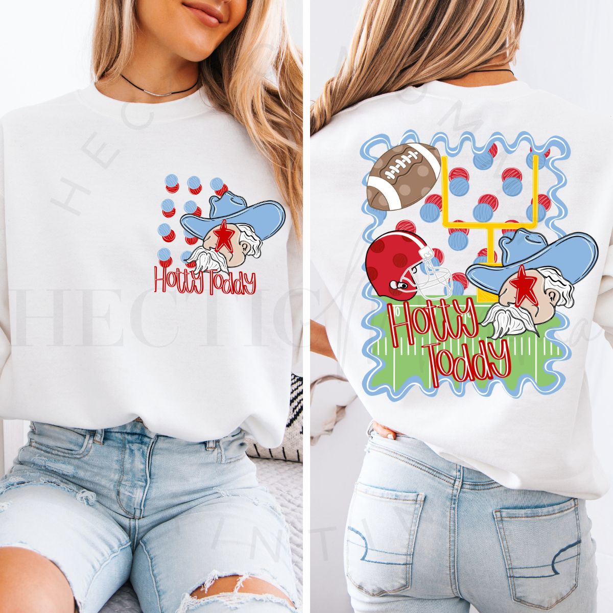 HOTTY TODDY *FRONT+BACK* - DTF TRANSFER