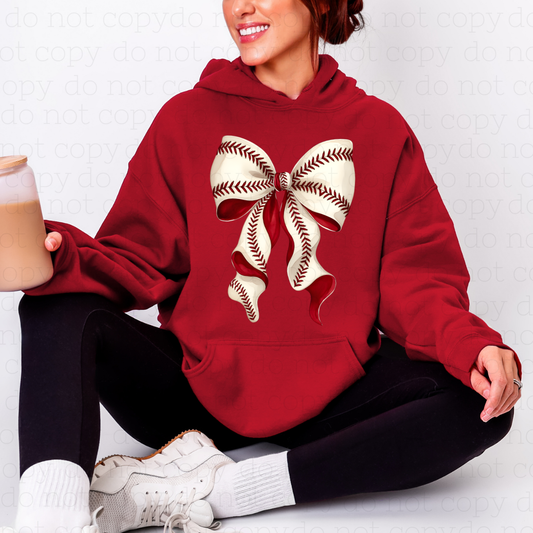COQUETTE BASEBALL BOW - DTF TRANSFER