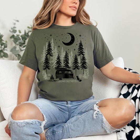 CAMPGROUND FOREST SUNSETS - DTF TRANSFER