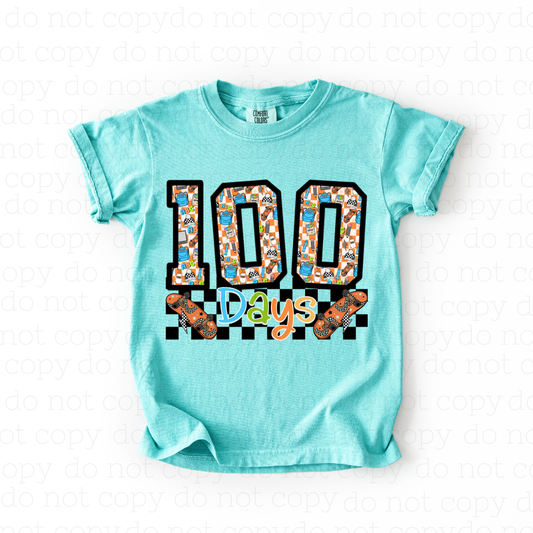 100 DAYS - SKATEBOARDS - DTF TRANSFER