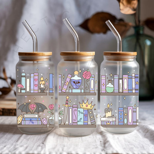 FANTASY BOOKSHELF - UV DTF