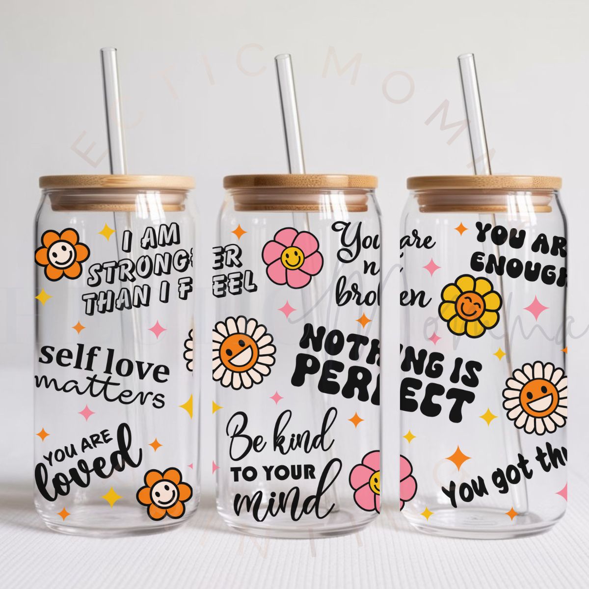 MENTAL HEALTH AFFIRMATIONS - UV DTF