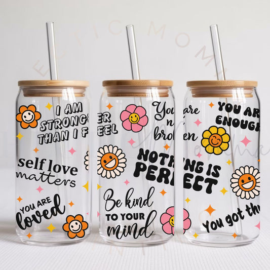 MENTAL HEALTH AFFIRMATIONS - UV DTF