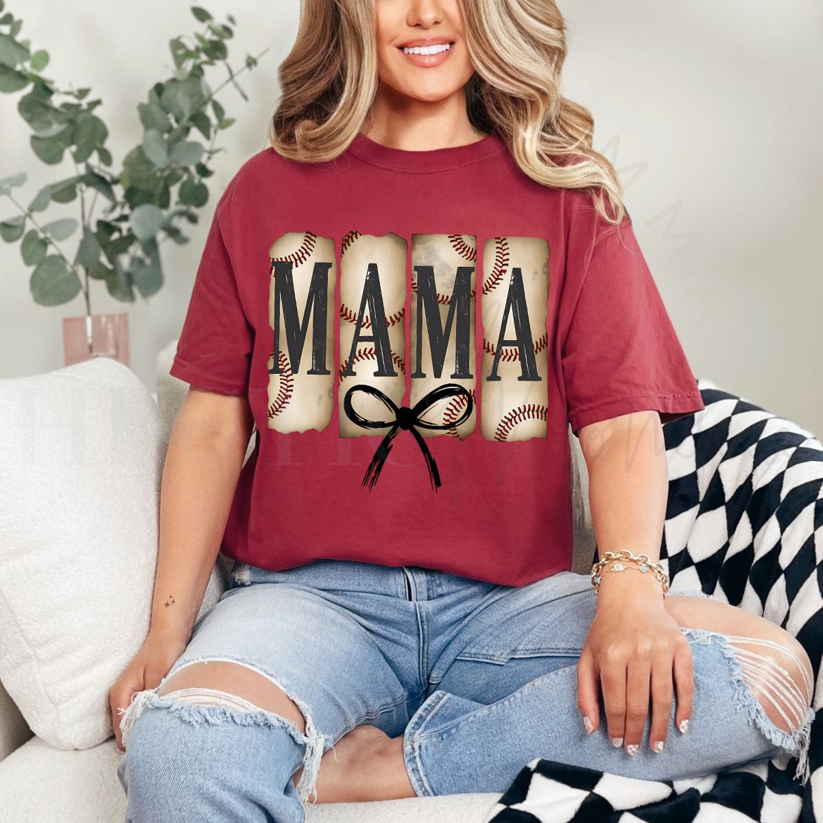 COQUETTE BASEBALL MAMA - DTF TRANSFER