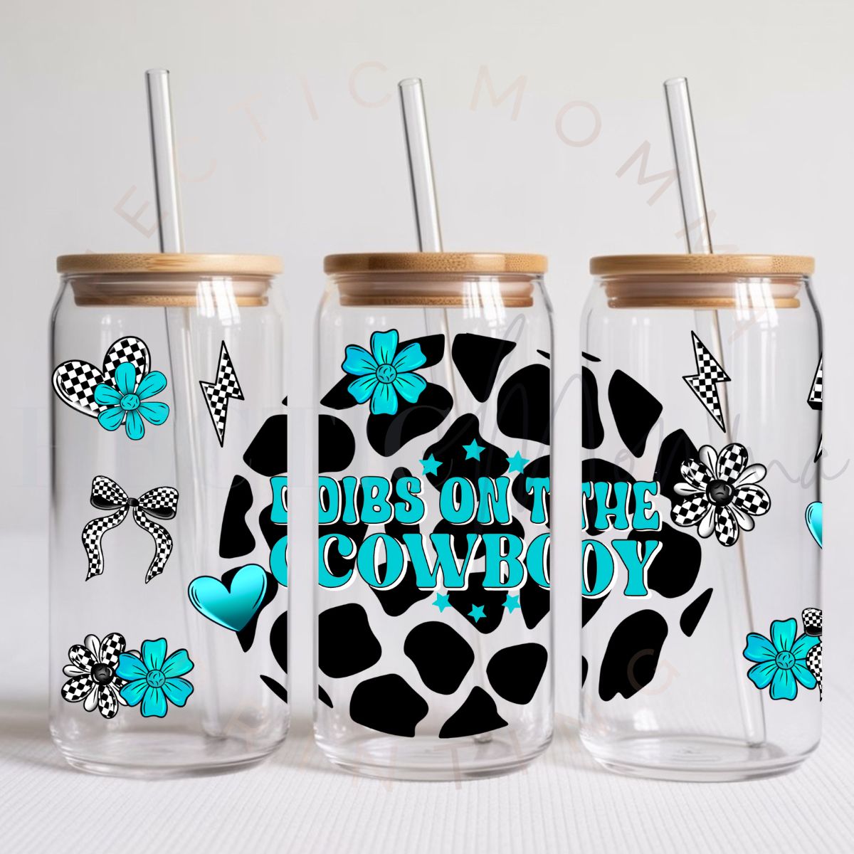 COQUETTE DIBS ON THE COWBOY - UV DTF