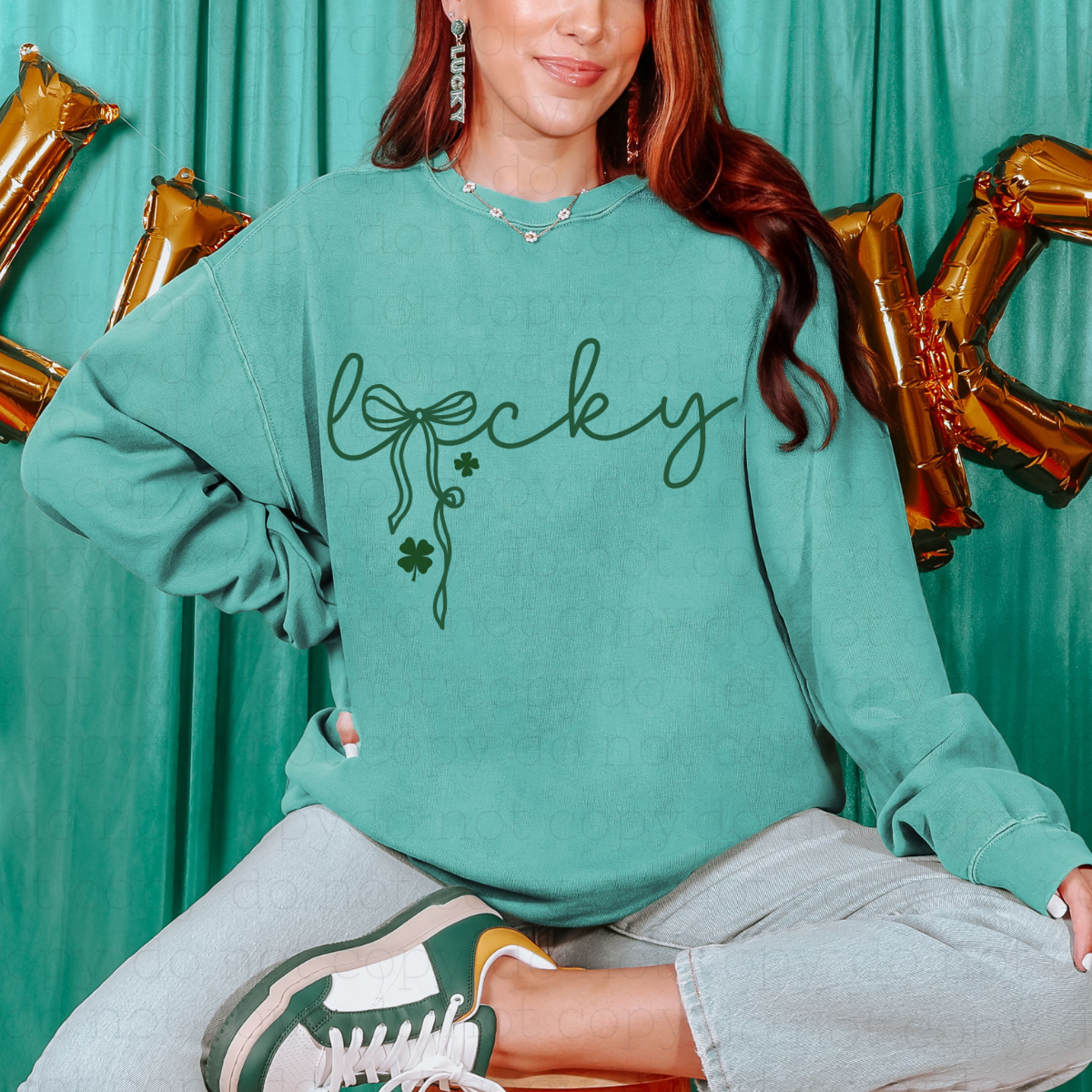 COQUETTE LUCKY - DTF TRANSFER - Hectic Momma Printing